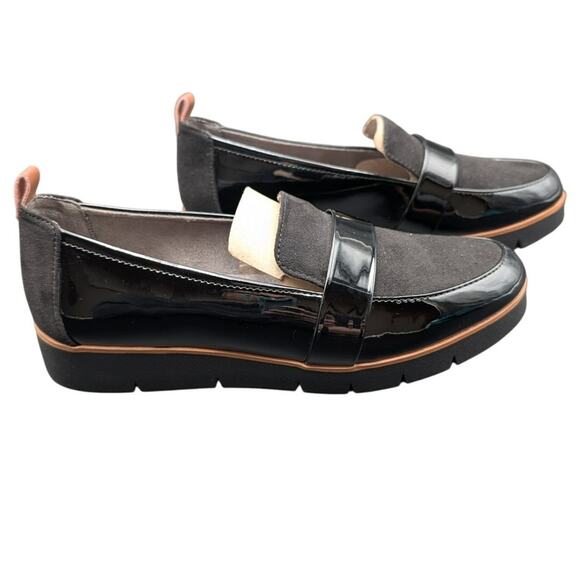 Dr Scholls Shoes Womens 9 M Webster Black Loafers Slip On Comfort Career Preppy - Picture 1 of 9